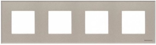 Рамка универсальная ABB Niessen Zenit 4-м. 8 мод. N2274 CH стекло брызги шампанского фото Рамка универсальная ABB Niessen Zenit 4-м. 8 мод. N2274 CH стекло брызги шампанского картинка